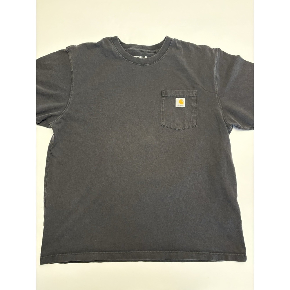 Carhartt Loose Fit Pocket T Shirt Men XL Black Heavyweight Workwear Tee Pocket